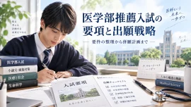 医学部の出願戦略｜医学部推薦は「受けられる大学」から整理する